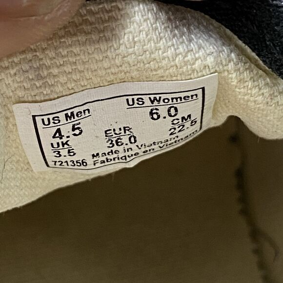 Vans Checkerboard Lace Up Sneakers Check Design Women's Size 6 Kids 4.5 - Picture 3 of 13